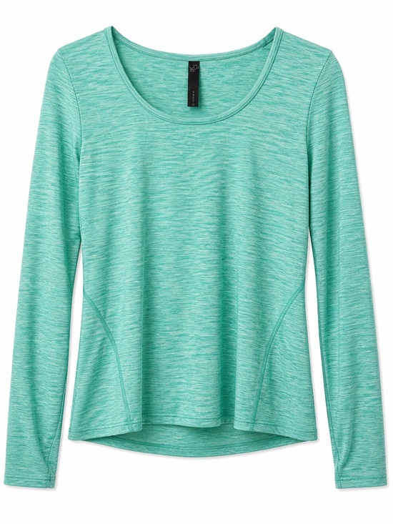 90 Degree Tops - 90 Degree,Women,Light Green,Long Sleeve T-Shirt .Size-Medium .